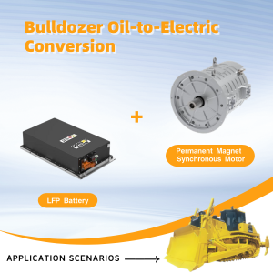 Bulldozer Oil-to-Electric Conversion