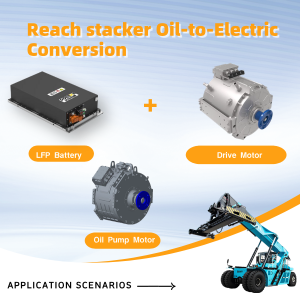Reach stacker Oil-to-Electric Conversion